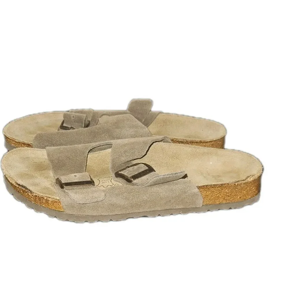 BIRKENSTOCK BETULA ARIZONA SANDAL Mens EU 43 US M 10 Brown Suede Narrow